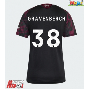 Liverpool Ryan Gravenberch #38 Tercera Equipación Mujer 2026-27 Manga Corta